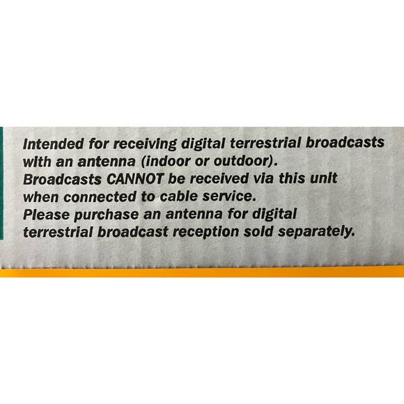 PHILCO DTV Digital to Analog TV Converter TB100HH9 - NEW IN BOX FACTORY SEALED - Picture 5 of 5